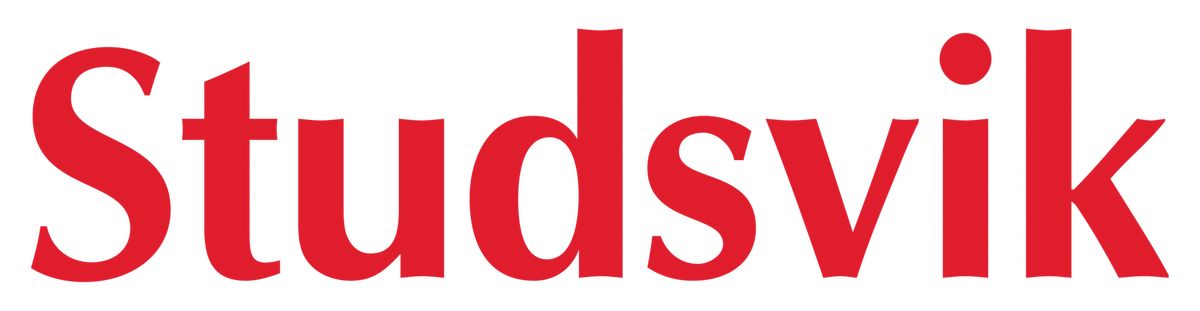 Studsvik logo in red on white background