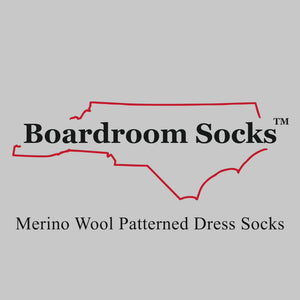 video overview of merino wool patterned dress sock gift box