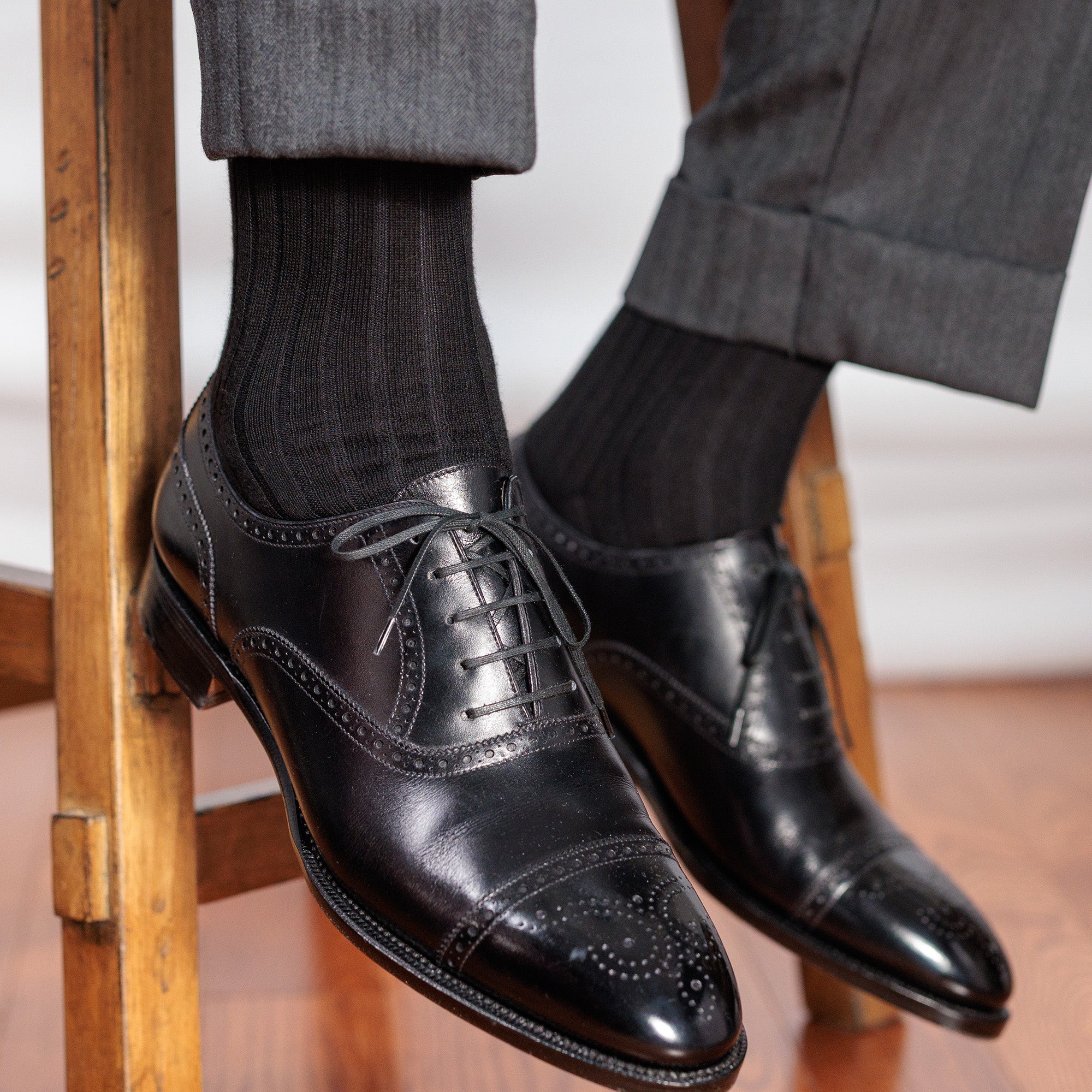 Over the Calf Dress Socks for Men | Size 13-16 XL Long & Tall Dress Socks