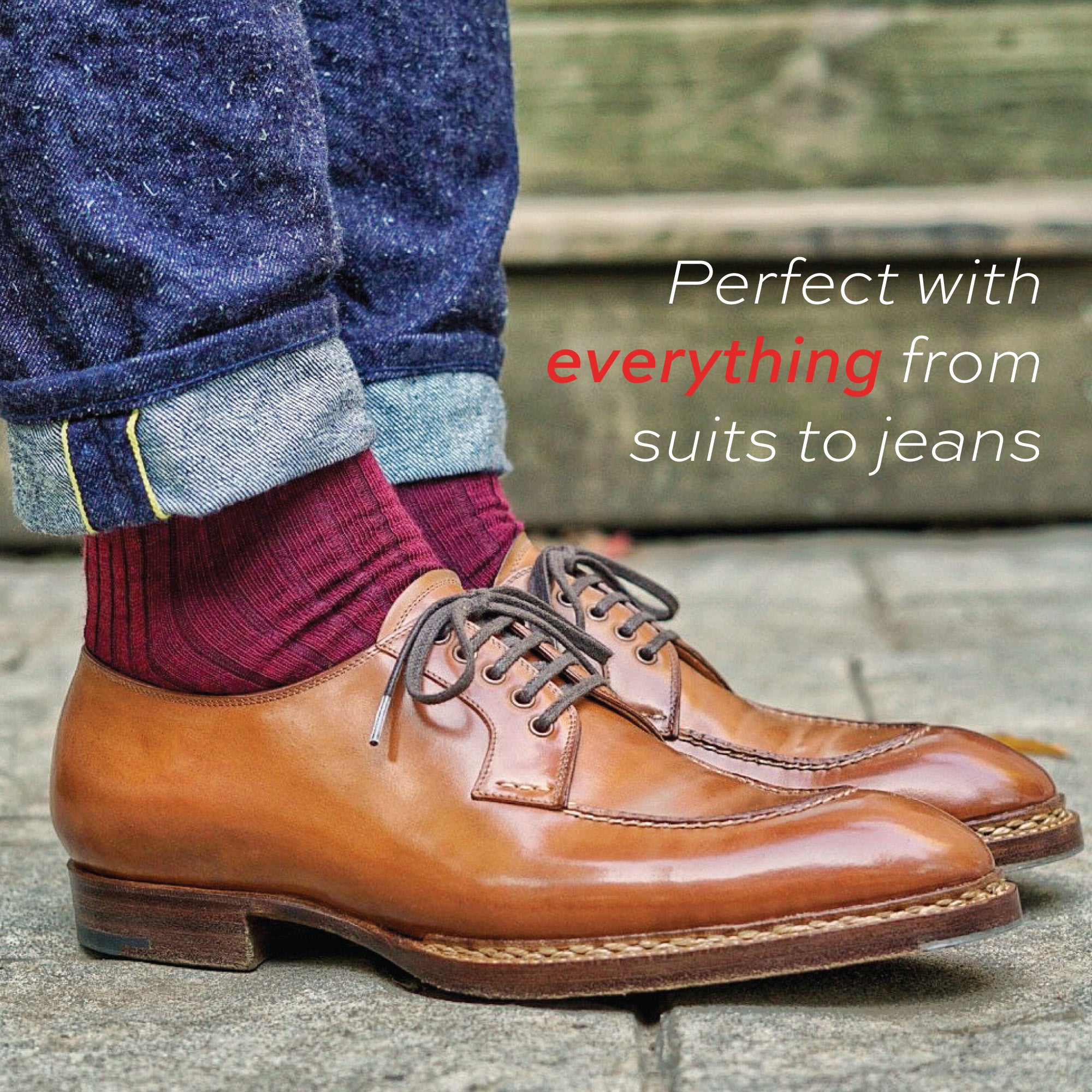 Boardroom Socks Merino Wool Mid-Calf Dress Socks