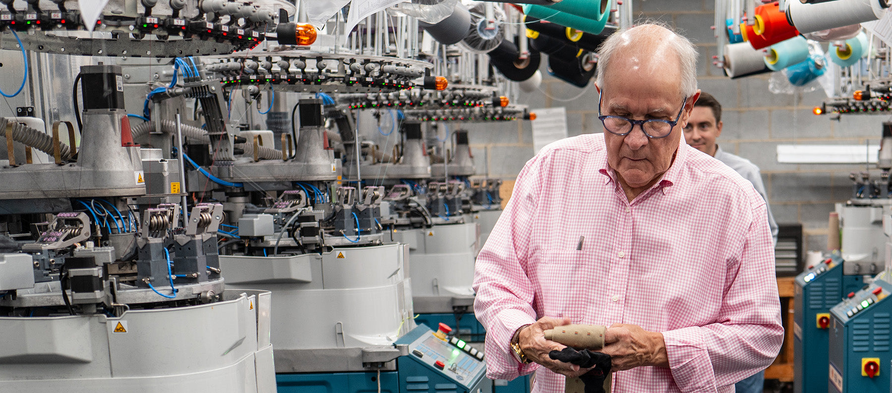 making custom dress socks in Boardroom Socks mill