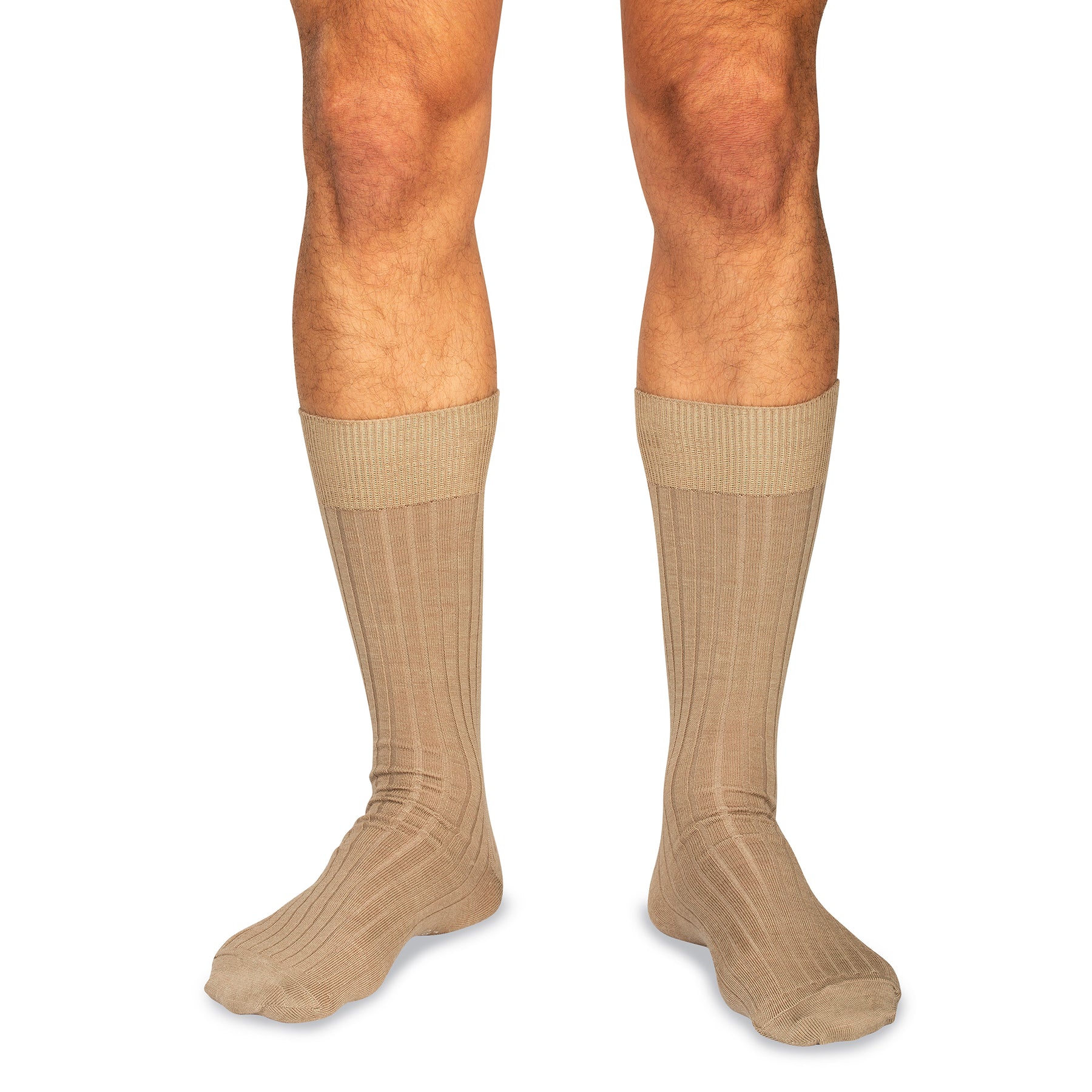 Khaki Dress Socks for Men | Made in USA by Boardroom Socks