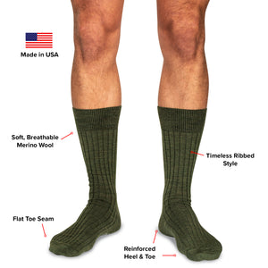 Merino Wool Heel/Toe Socks