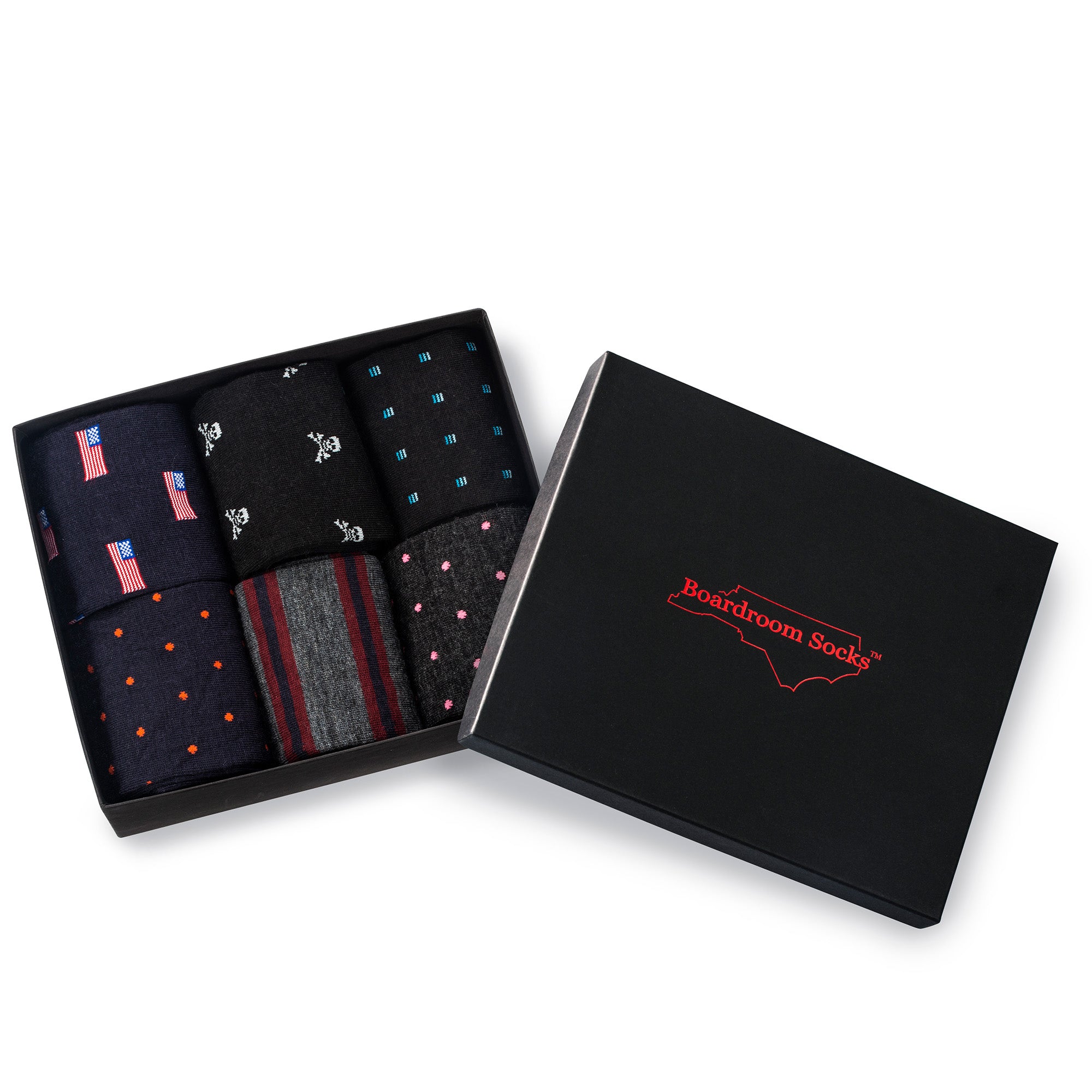 Tommy Hilfiger giftbox 5-pack birdeye grijs & zwart Tommy Hilfiger giftbox 5-pack birdeye grijs & zwart