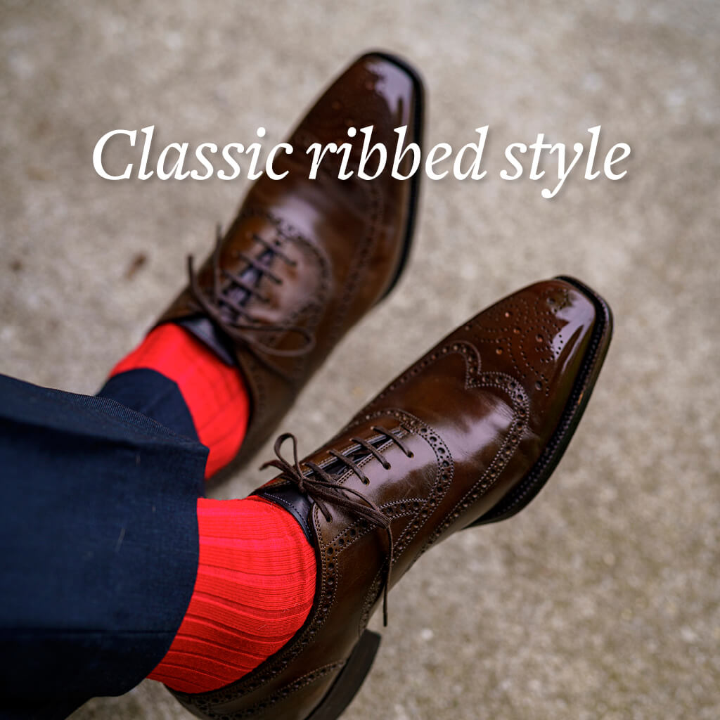 Red Merino Wool Mid Calf Dress Socks | Boardroom Socks Red Merino Wool Mid Calf Dress Socks | Boardroom Socks