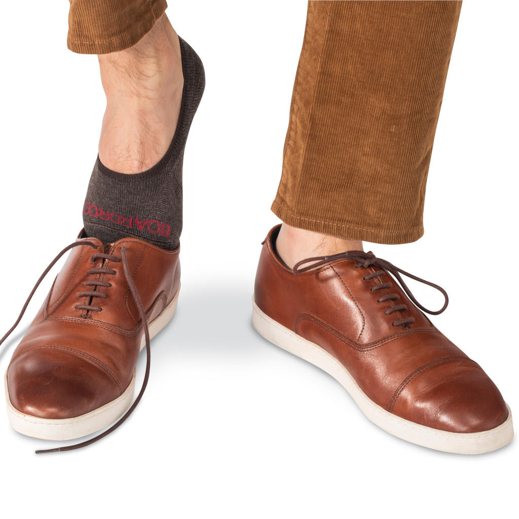 NoShow Dress Socks for Men NonSlip & Stays Hidden Boardroom Socks