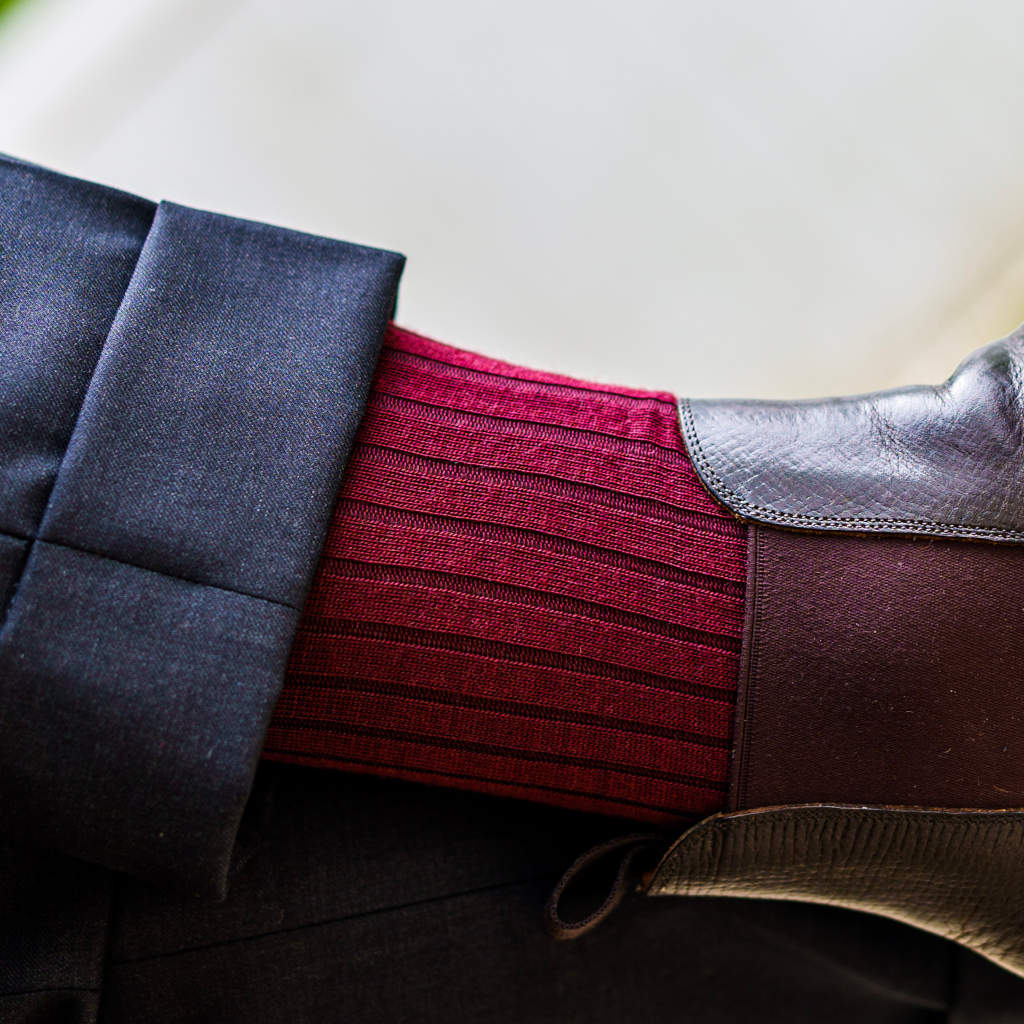 Burgundy Merino Wool Mid Calf Dress Socks | Boardroom Socks Burgundy Merino Wool Mid Calf Dress Socks | Boardroom Socks
