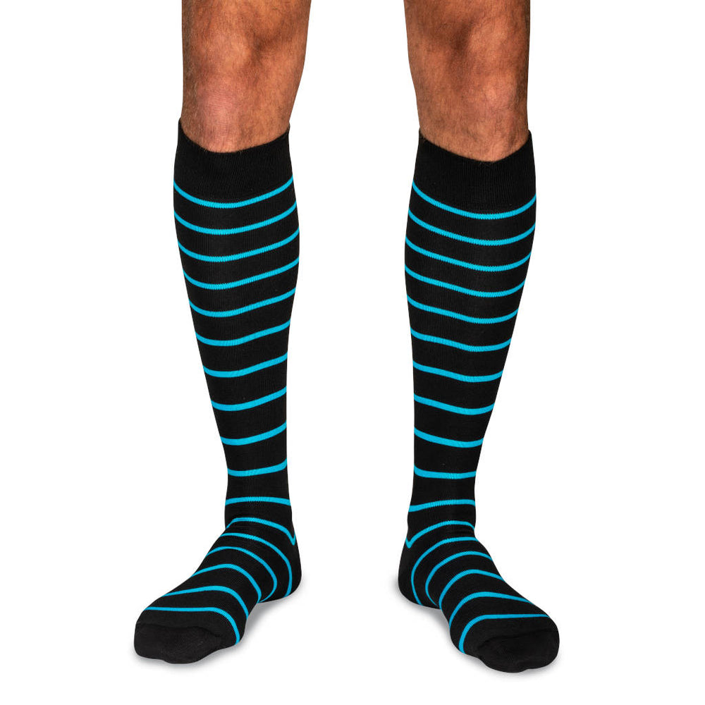 Light Blue Dress Socks for Men | Made in USA by Boardroom Socks