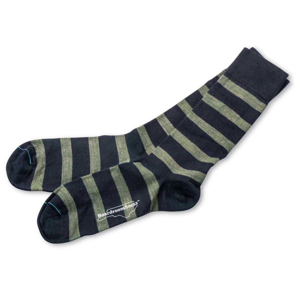 Merino Wool Mid-Calf Patterned Dress Socks